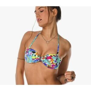 Banana Moon Women's Trobo Maranhao Bikini Top Multicolor Women's Size 38